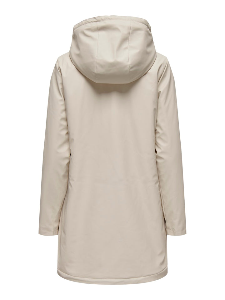 Onlsally Raincoat Otw Noos - Beige