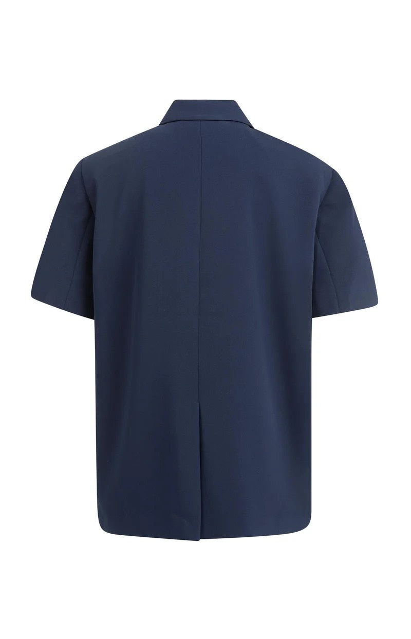 Blazer Met Korte Mouwen - Navy