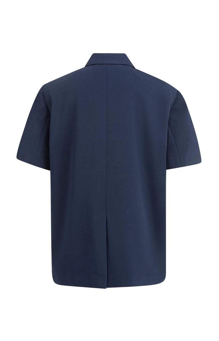 Blazer Met Korte Mouwen - Navy