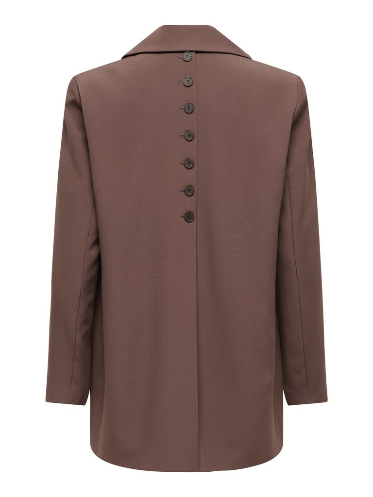 Onllana-berry L/s Slit Blazer Cc Tlr - Bruin
