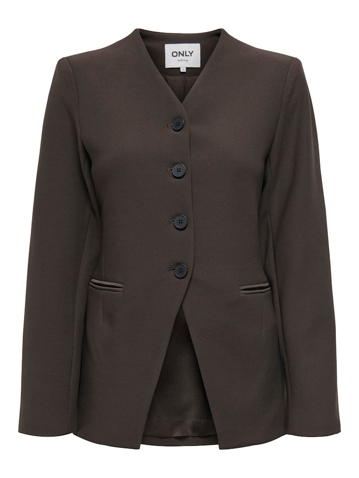 Onllamina Life L/s Fit Blazer Tlr - Bruin