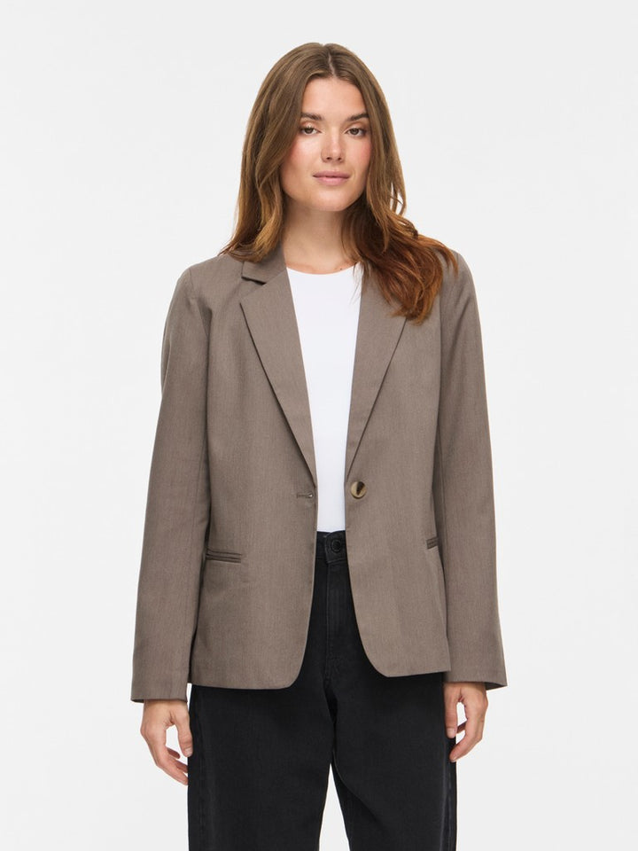 Vibella L/s Blazer - Noos - Taupe