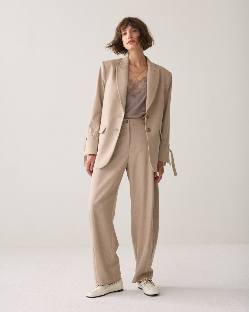 Blazer Twill Melange - Taupe