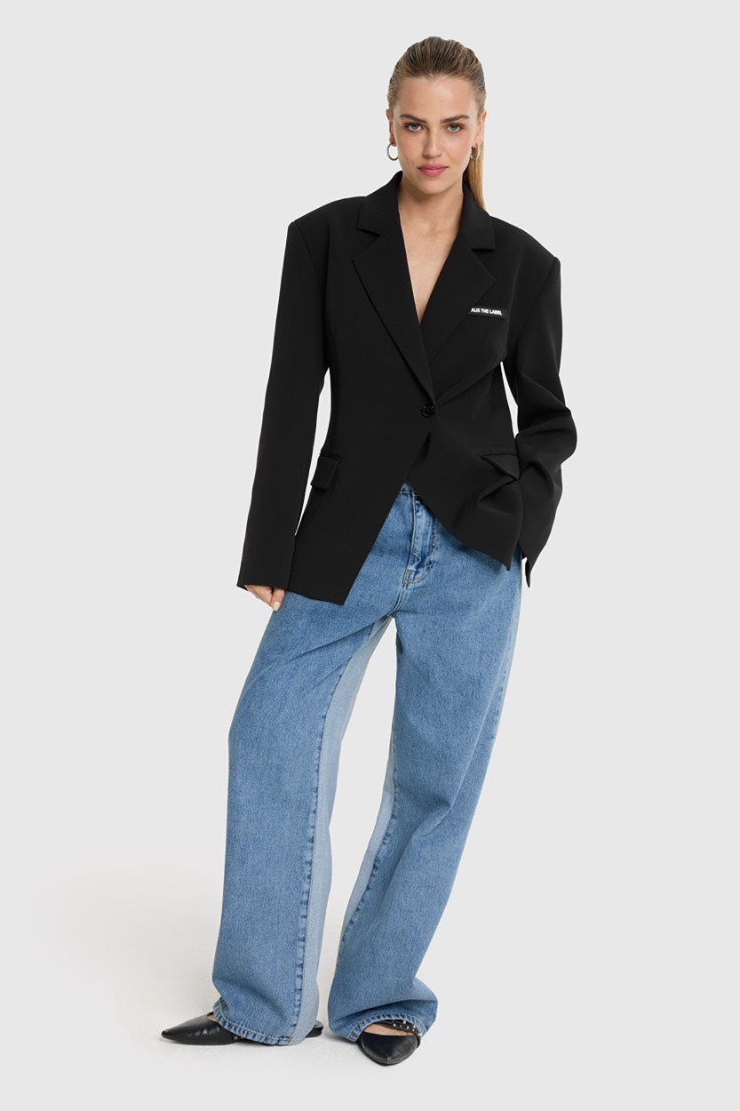 Fitted Blazer - Zwart