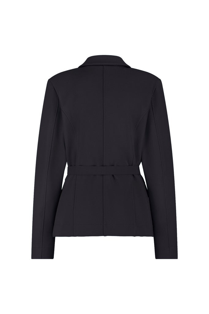 Elin Bonded Blazer - Zwart