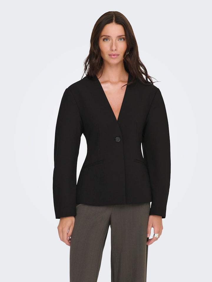 Onlcasey Ls Balloon Sl Blazer - Zwart