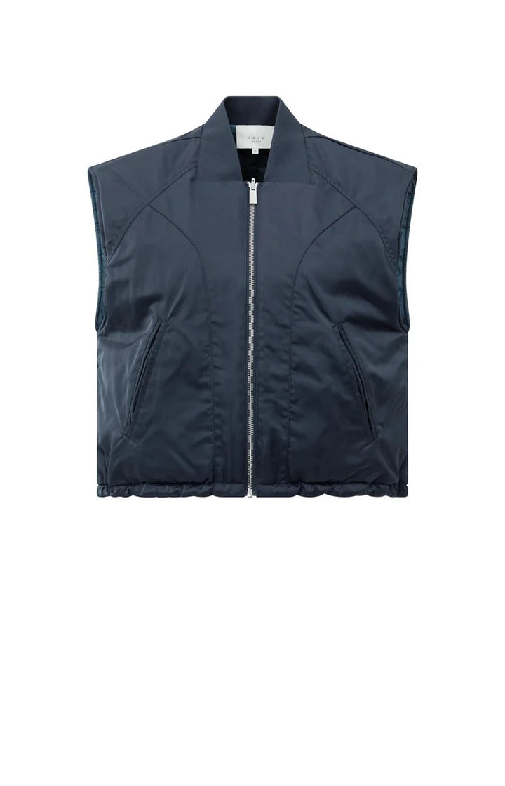Nylon Reversible Bodywarmer - Rafblauw