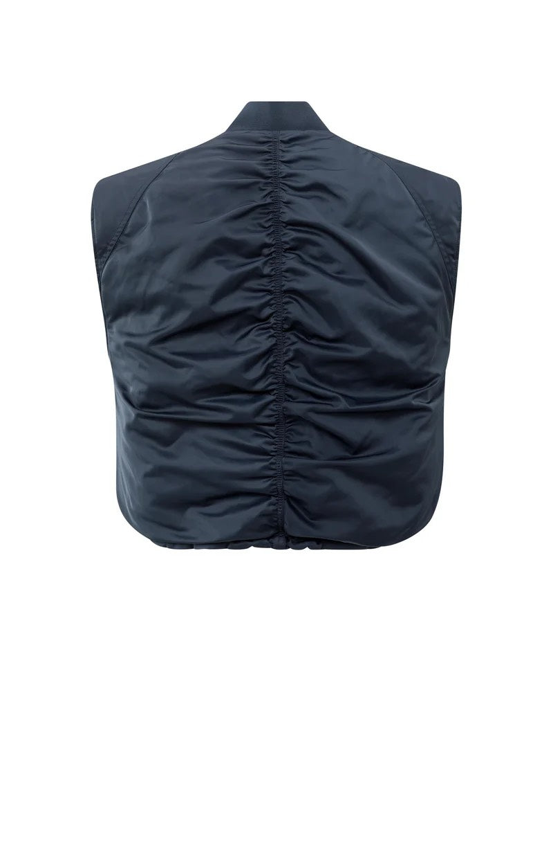 Nylon Reversible Bodywarmer - Rafblauw