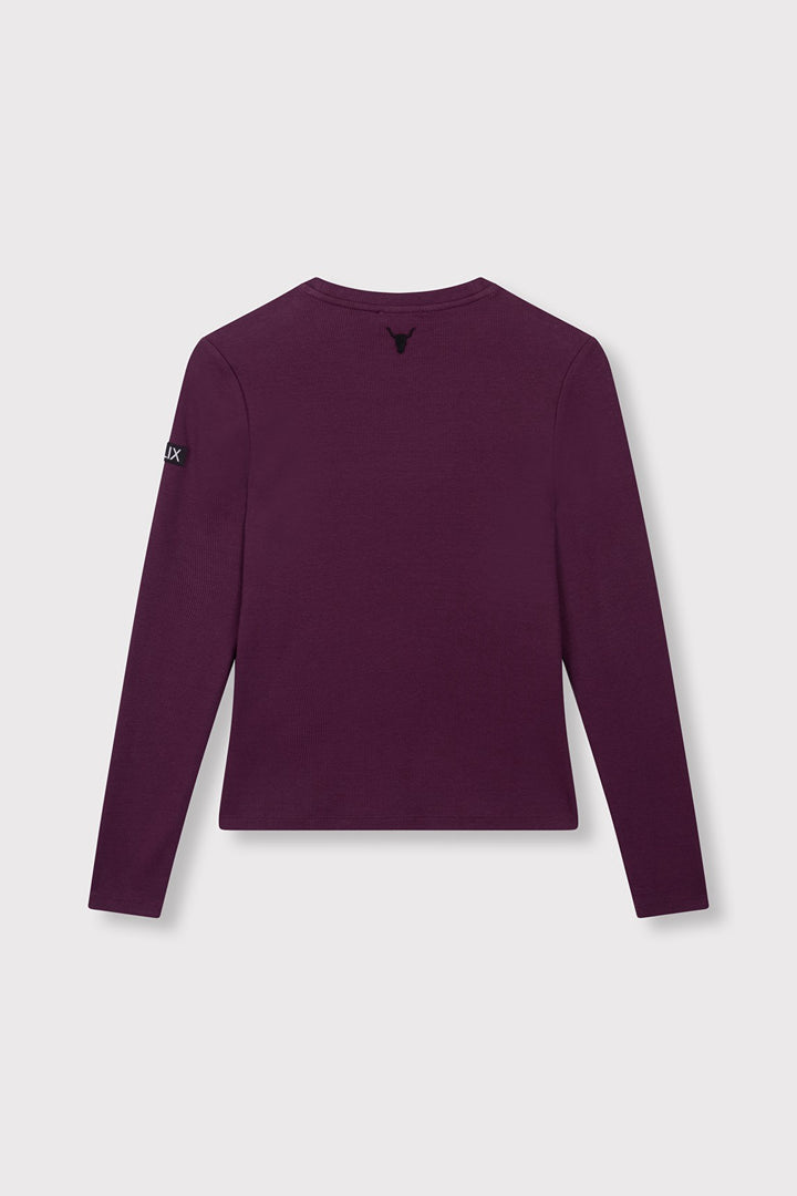 Alix the label 2608870945 t-shirt l/m aubergine