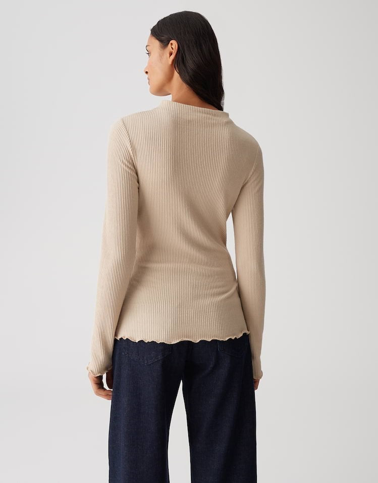Opus Somanzi t-shirt l/m zand – dames