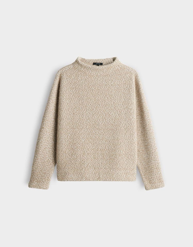 Opus Genuri 10638014600475 sweater dames licht bruin