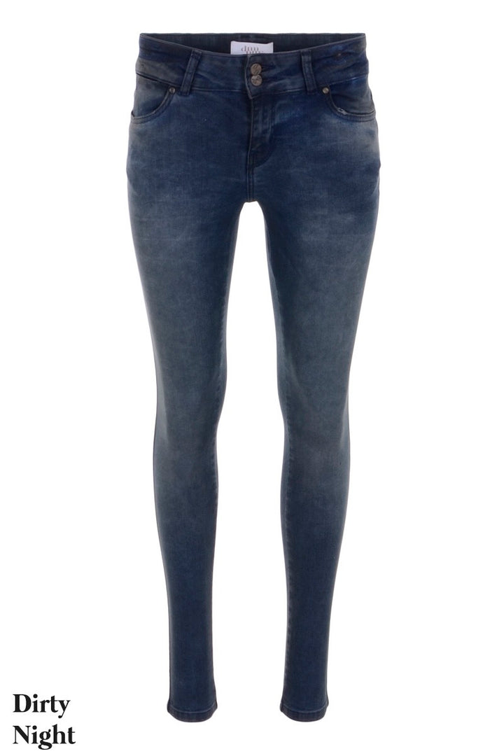 DNM Pure Russel jeans skinny fit dames – blue denim - L32