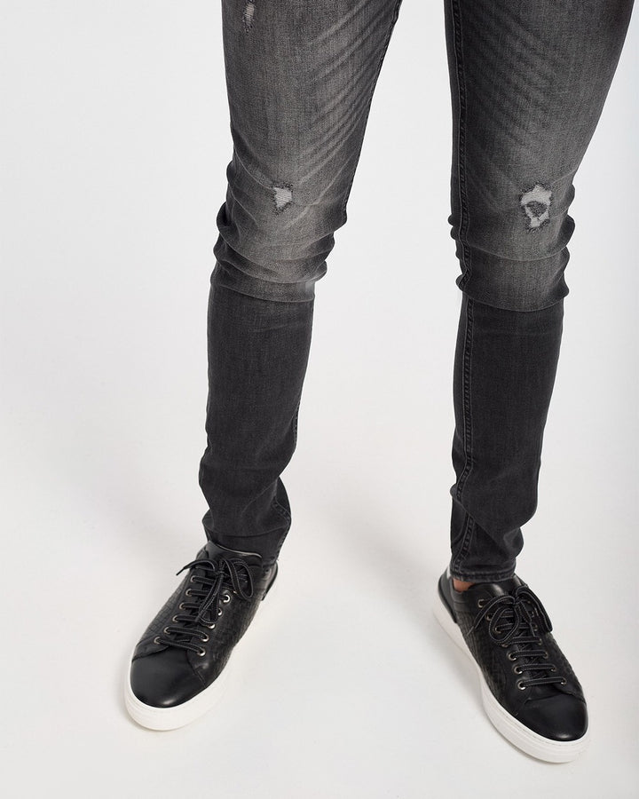 Jack & Jones skinny fit jeans zwart denim – heren - Black Denim - L34