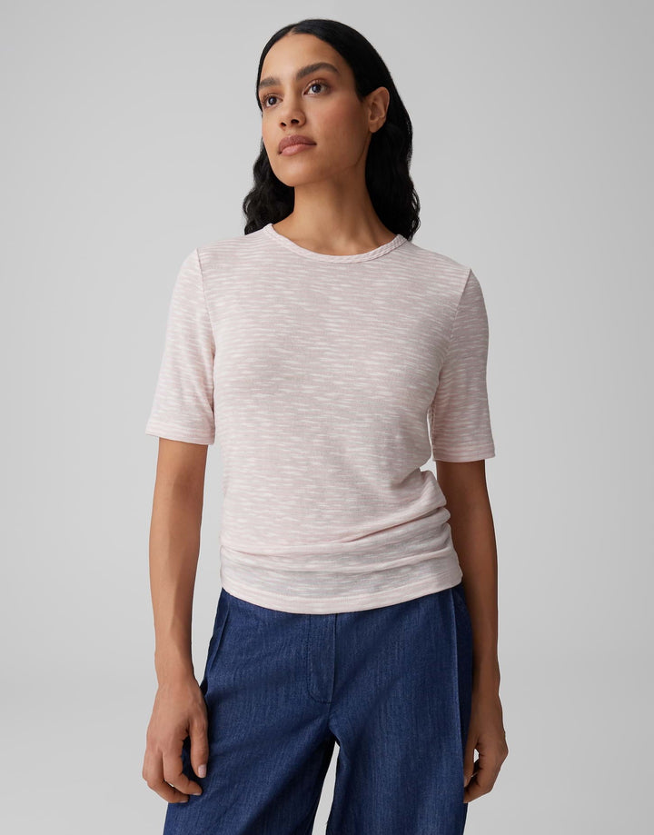 Opus Sambi t-shirt dames roze dessin
