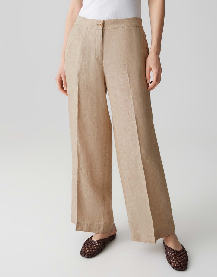 Opus Maikito light lange broek zand – dames