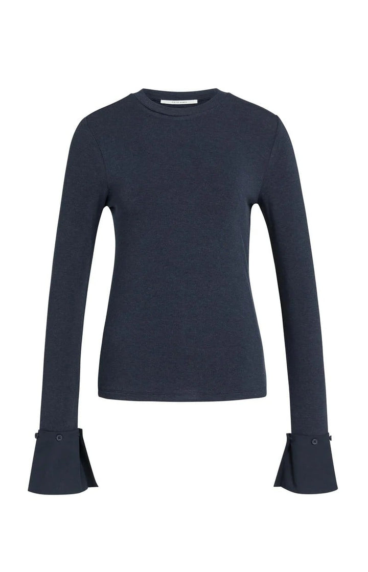 YAYA Women 01-709418-609 t-shirt l/m antraciet