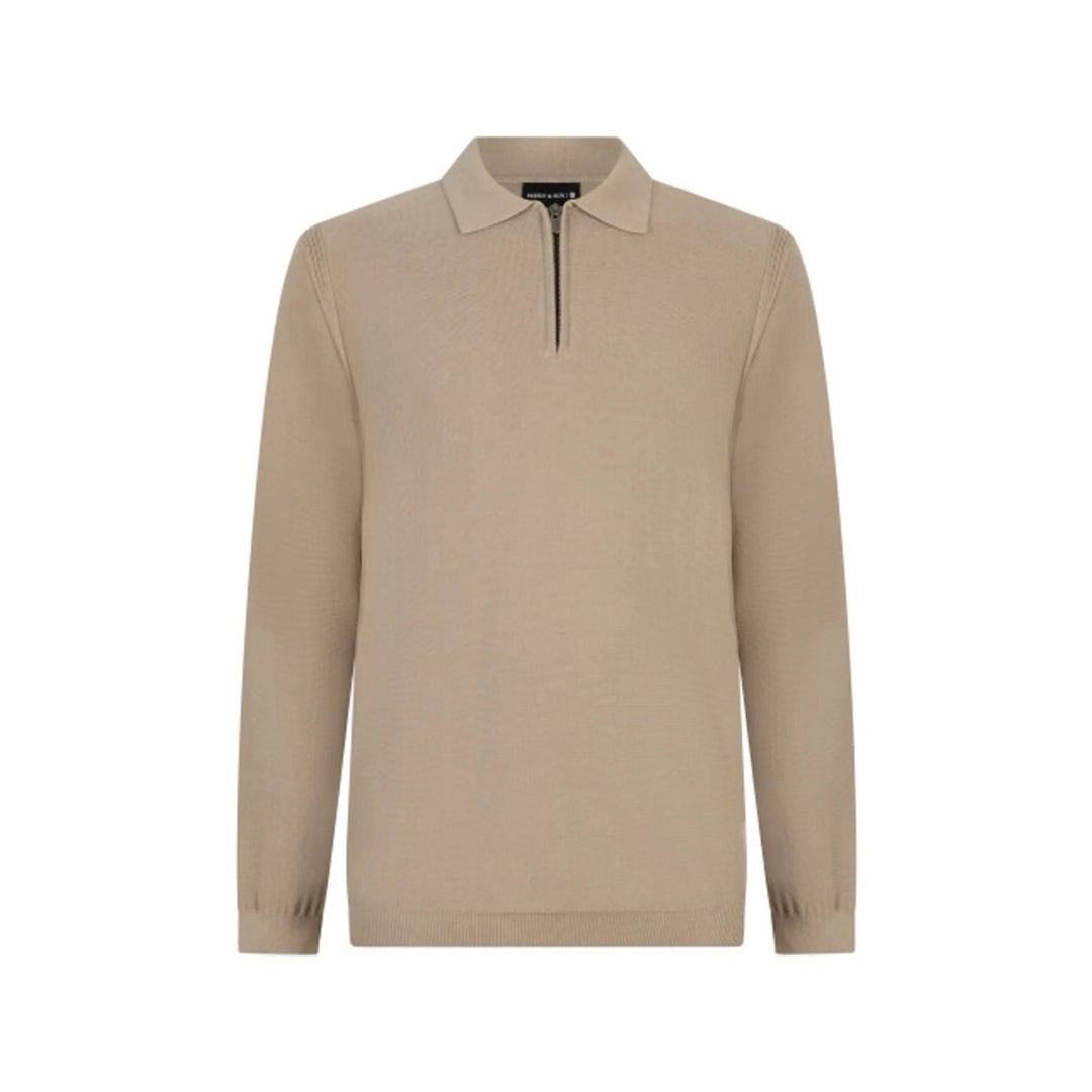 presly & sun Kodie trui taupe – heren