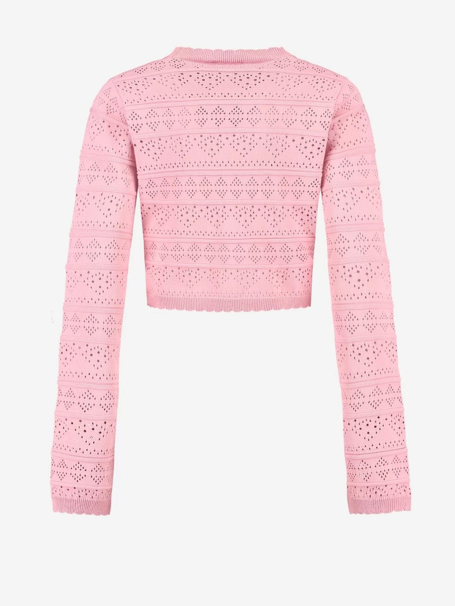 Nikkie N 7-834 2402 top l/m dames roze