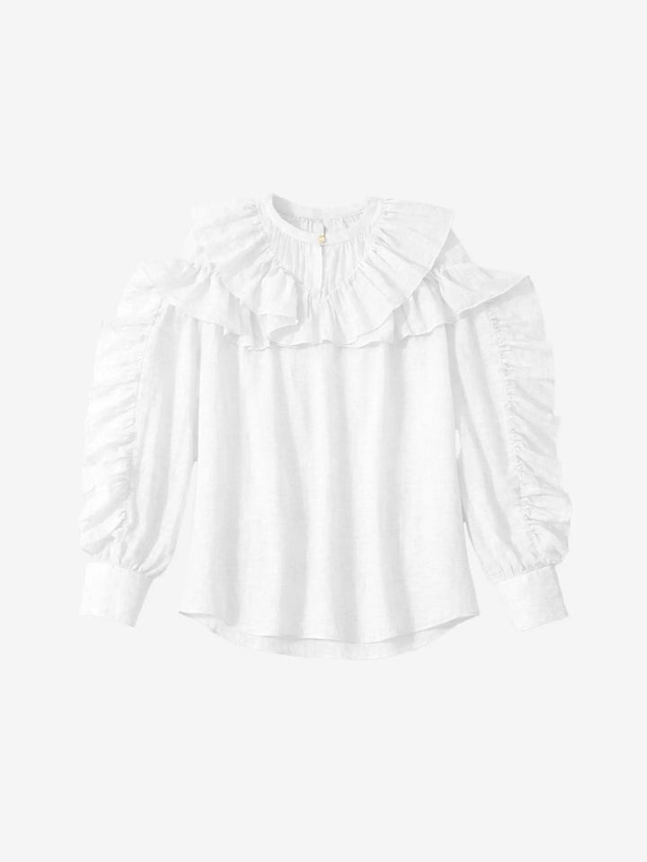 Nikkie N 6-290 2602 blouse l/m dames – wit