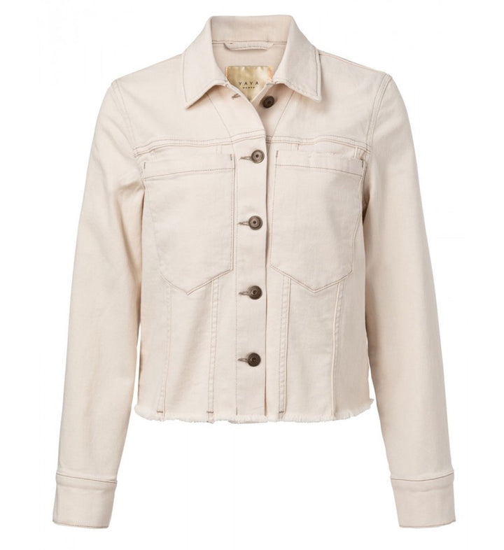 Opus Hodeo 10390010311339 jack denim dames off-white