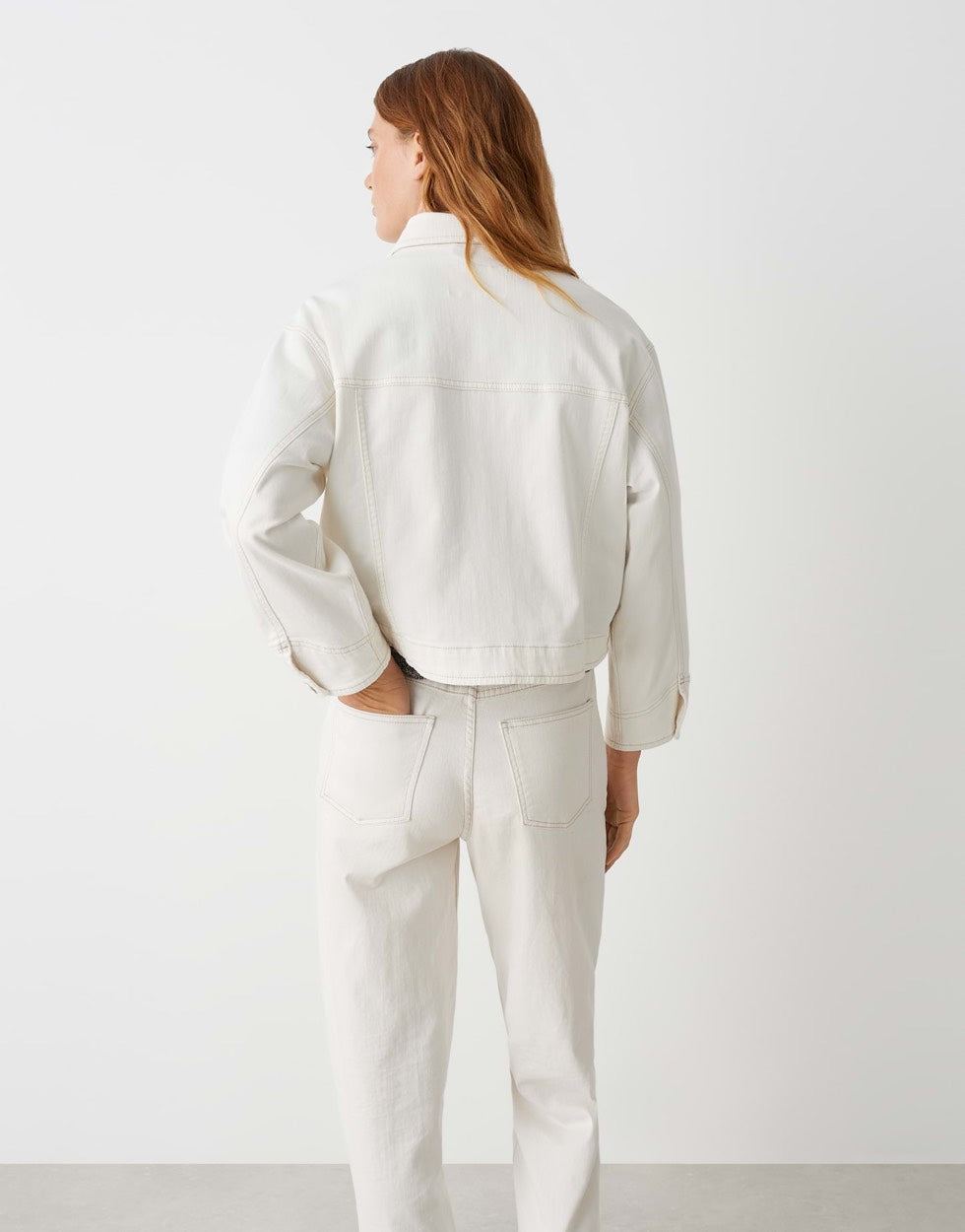 Opus Hodeo 10390010311339 jack denim dames off-white