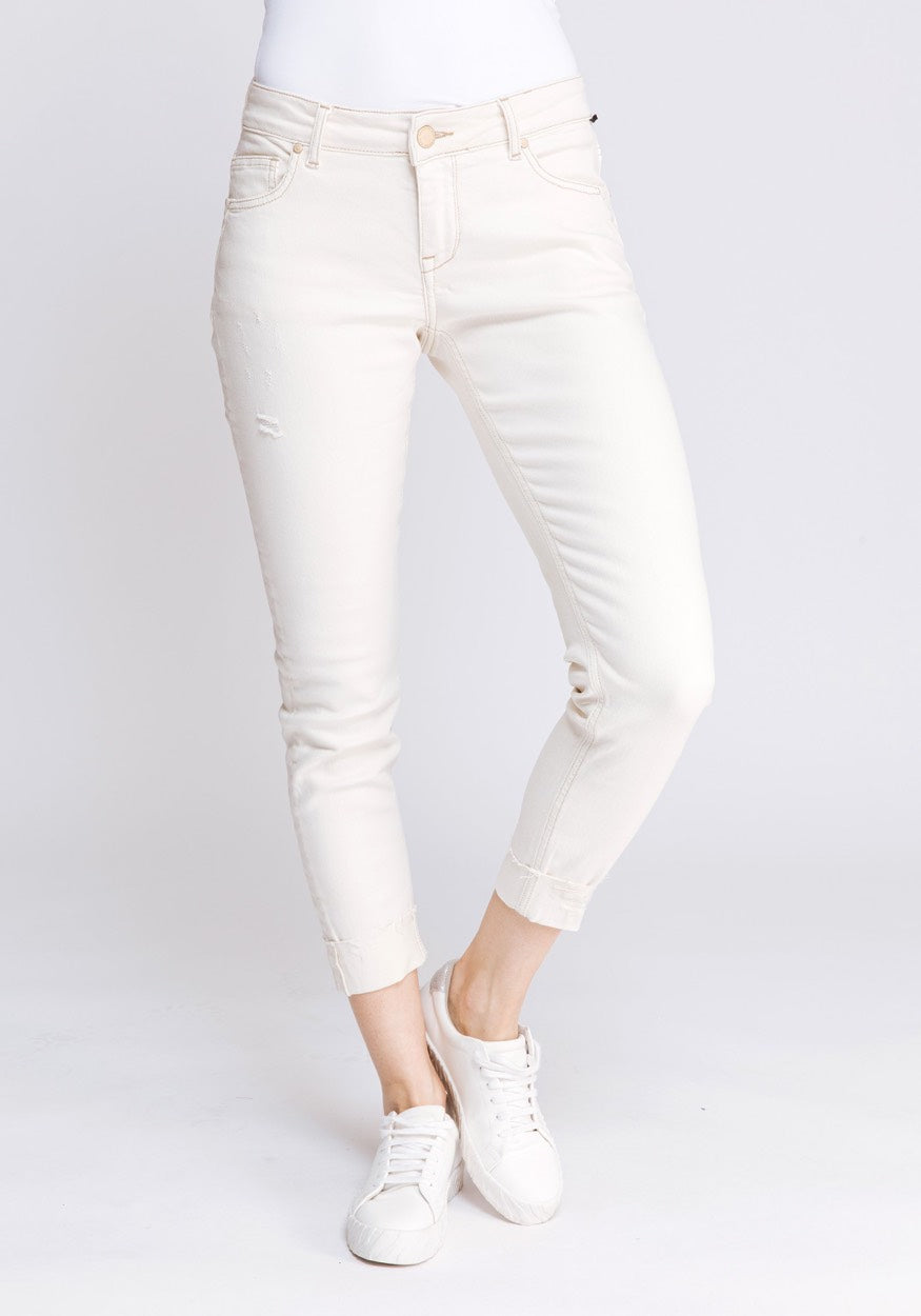 Zhrill w1289 off-white slim fit jeans dames