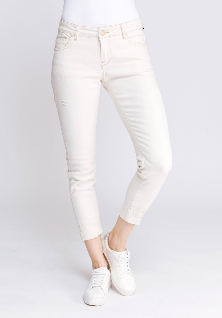Zhrill w1289 off-white slim fit jeans dames