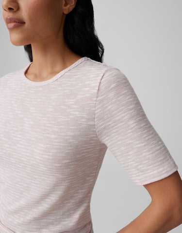 Opus Sambi t-shirt dames roze dessin