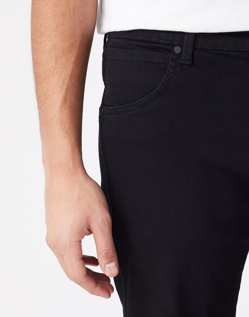 Wrangler Greensboro W15QQC77D jeans zwart – heren - L32
