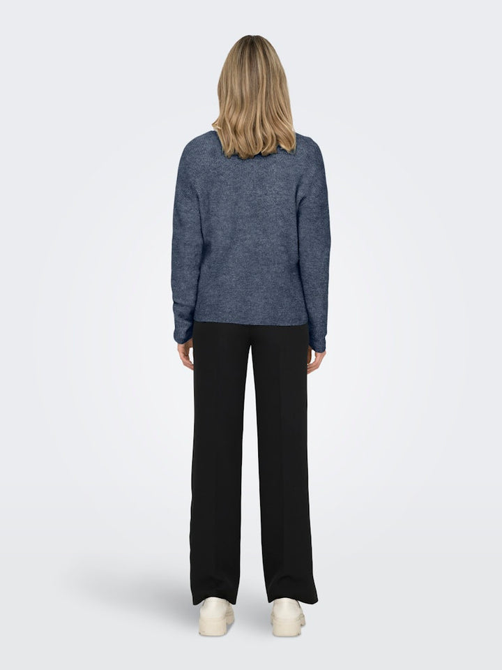 Only 15204588 Camilla trui dames rafblauw