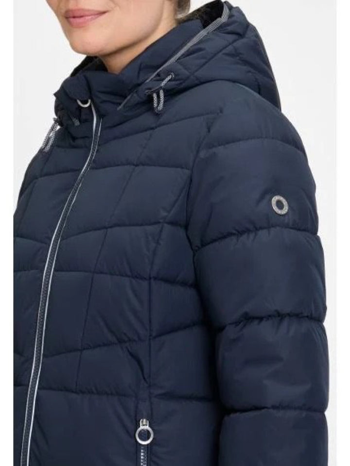 Covered winterjas dames navy – L60393