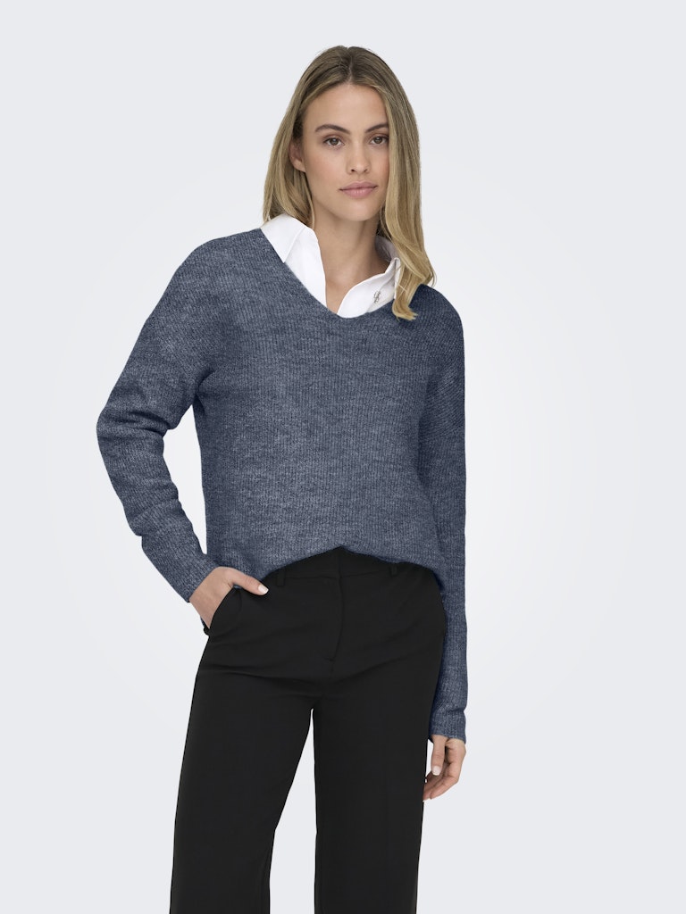 Only Camilla trui dames rafblauw