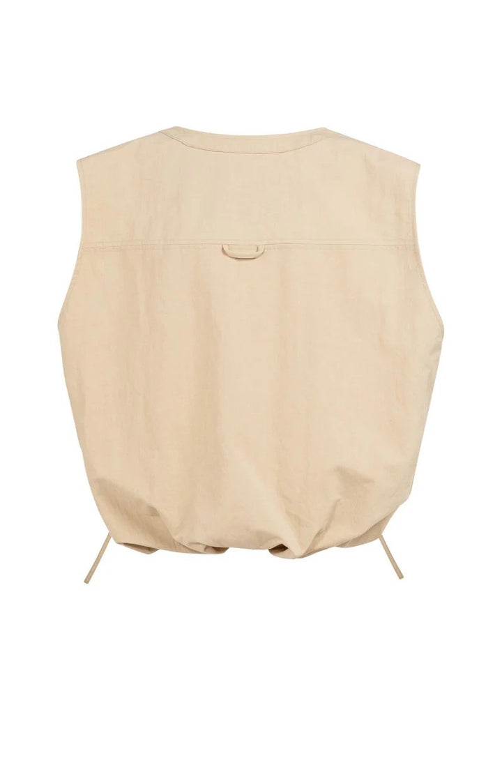 YAYA Women gilet zand – dames
