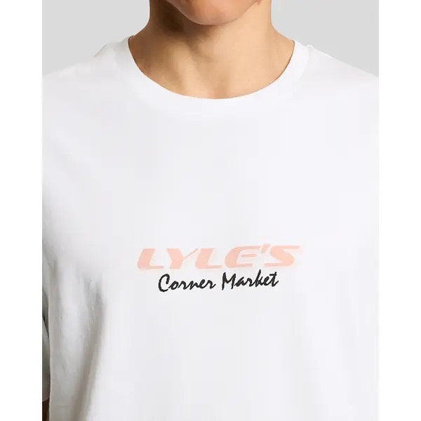 Lyle & Scott TS2404V t-shirt k/m heren – wit