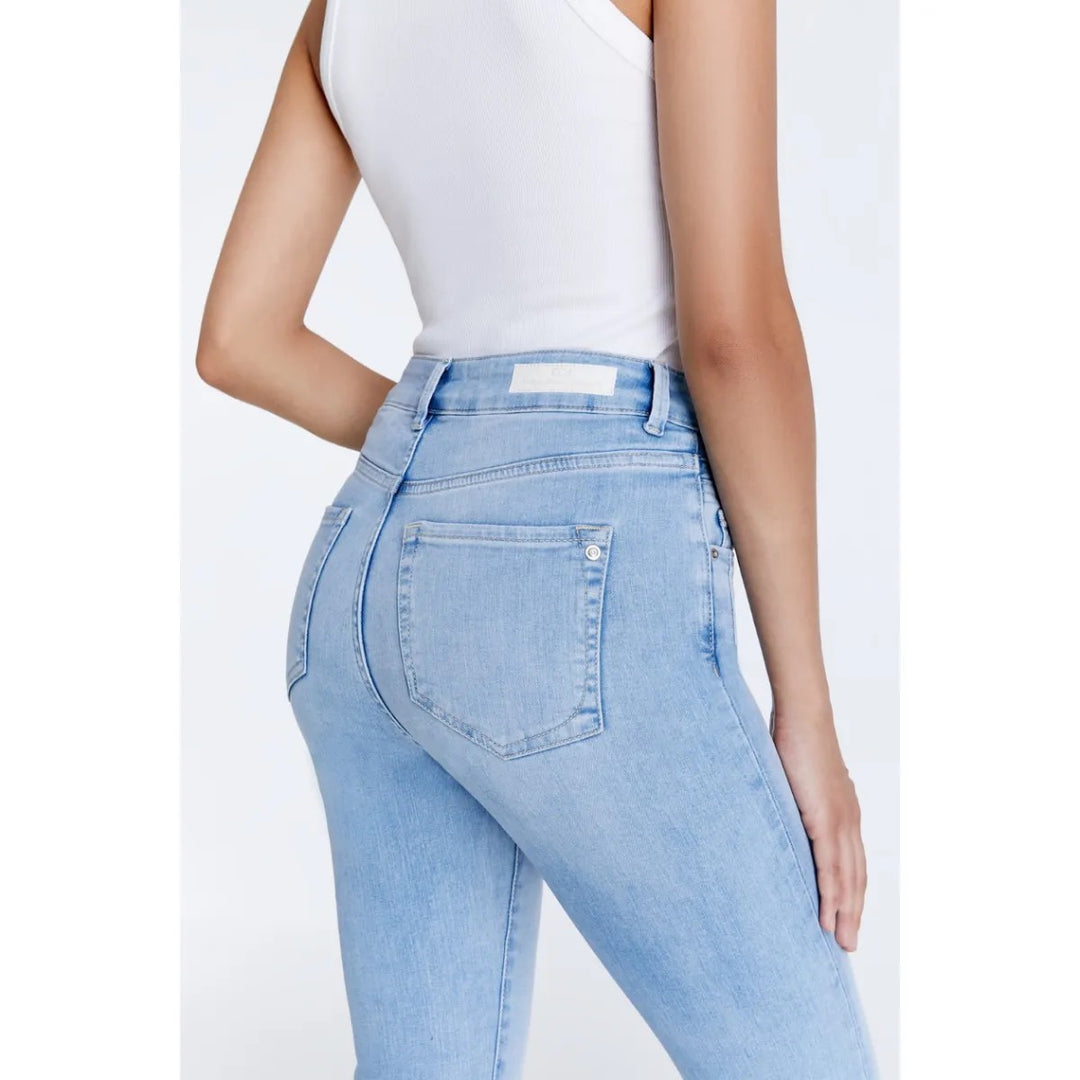 COJ Matilda bootcut flare fit jeans dames – blue denim - L34
