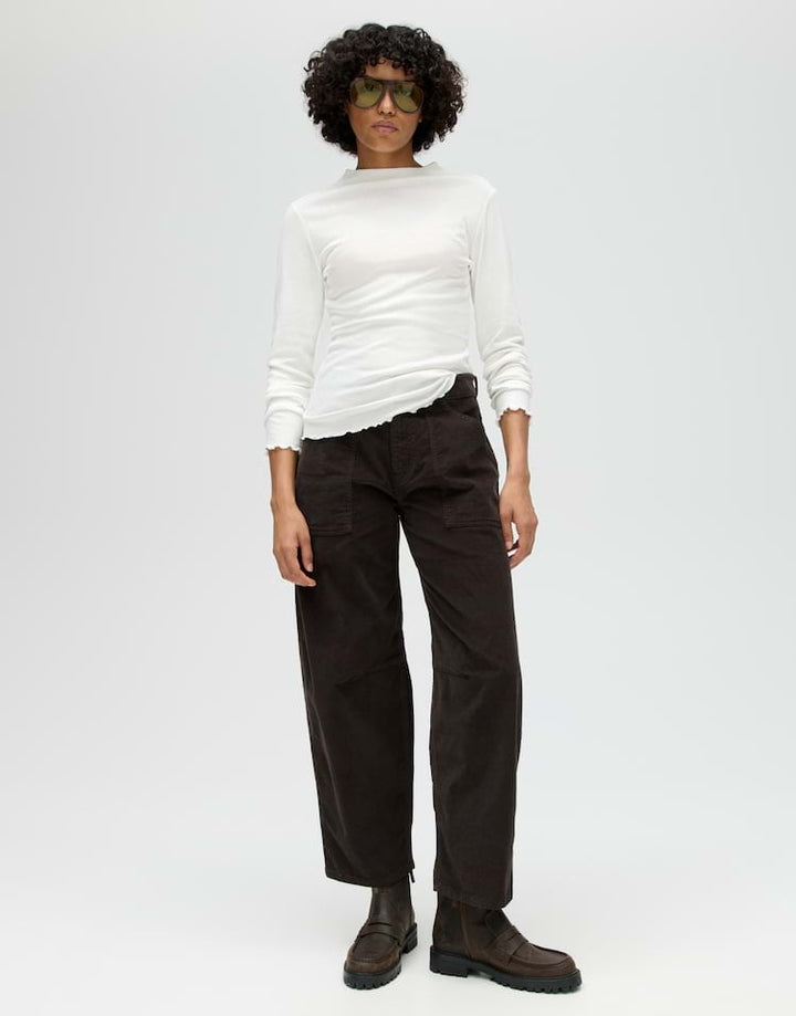 Opus Soninchen 10351611663100 top l/m dames off-white