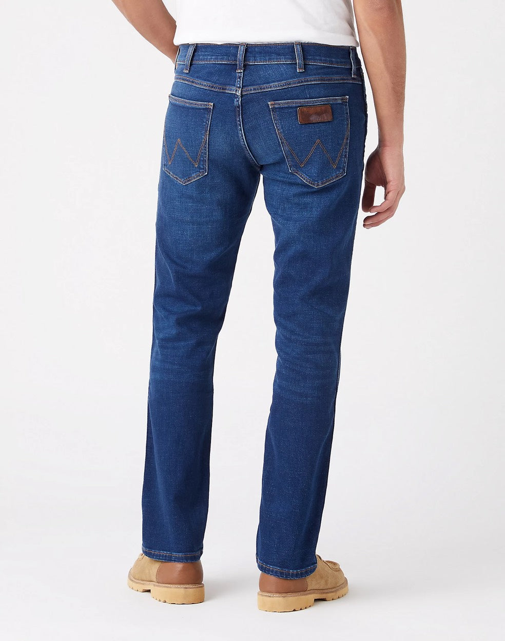 Wrangler Greensboro W15QCJ027 jeans – heren - Blue Denim - L34