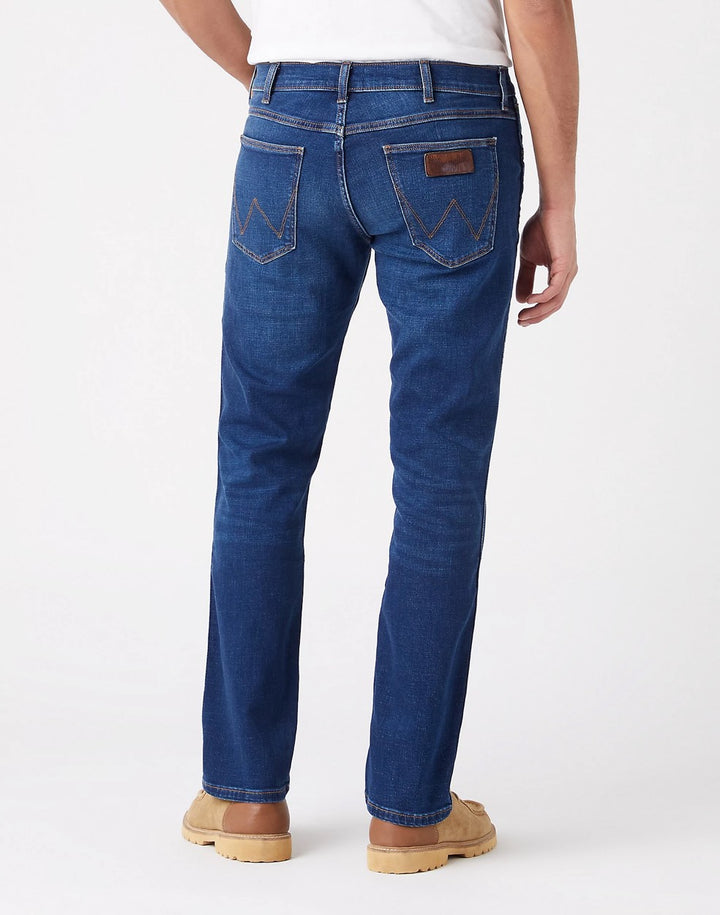 Wrangler Greensboro W15QCJ027 jeans – heren - Blue Denim - L34