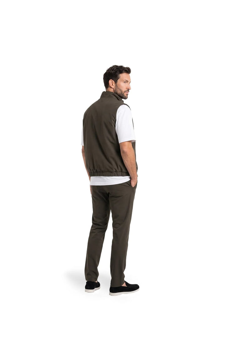 Malelions MPD50026017 bodywarmer heren donkergroen