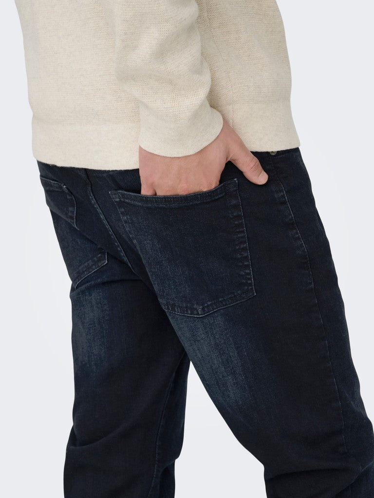Onsloom Slim Blue Black 6921 Dnm No - Blue Denim