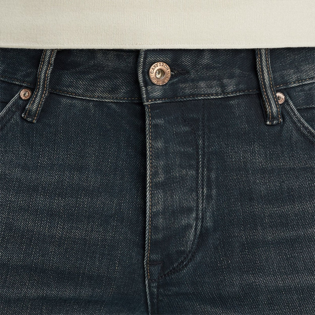 Riser Slim Earth Blue Jeans - Blue Denim