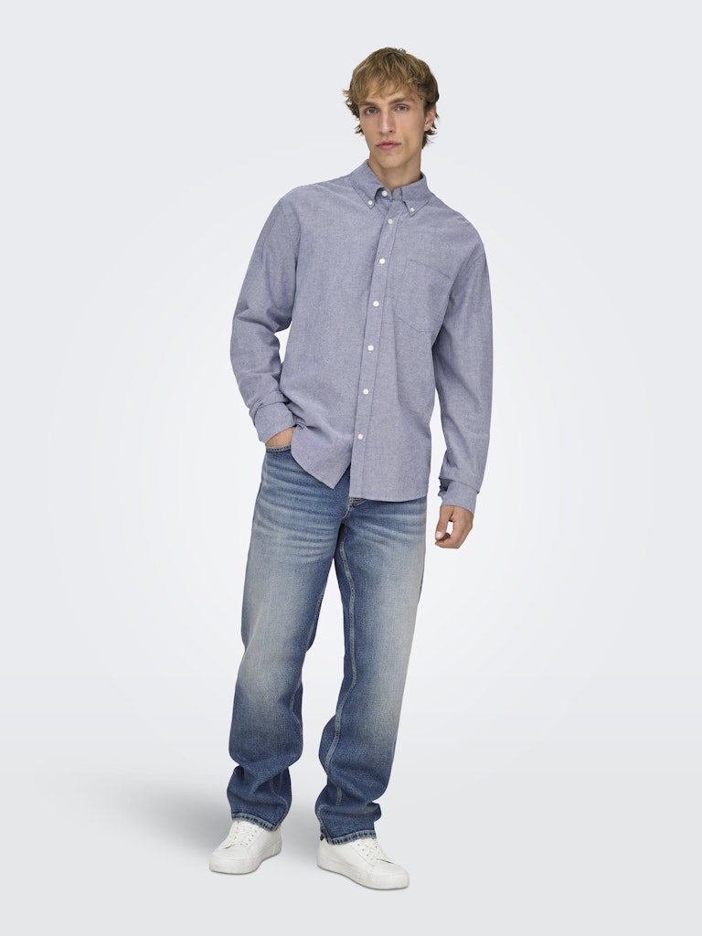 Onsedge Performande Dmb 6639 Dot Dnm - Blue Denim