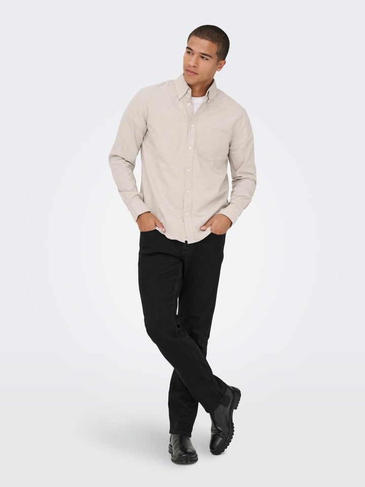 Onsweft Reg. Jax Box Pim Dnm - Black Denim