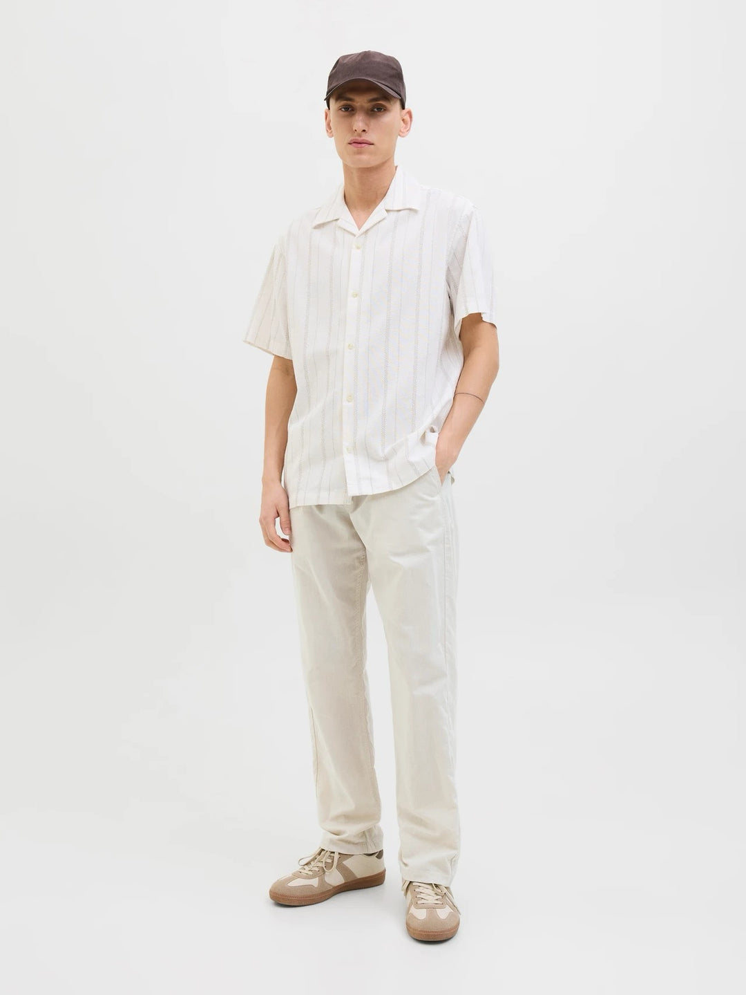 Jpstkane Summer Linen Blend Jogger - Beige