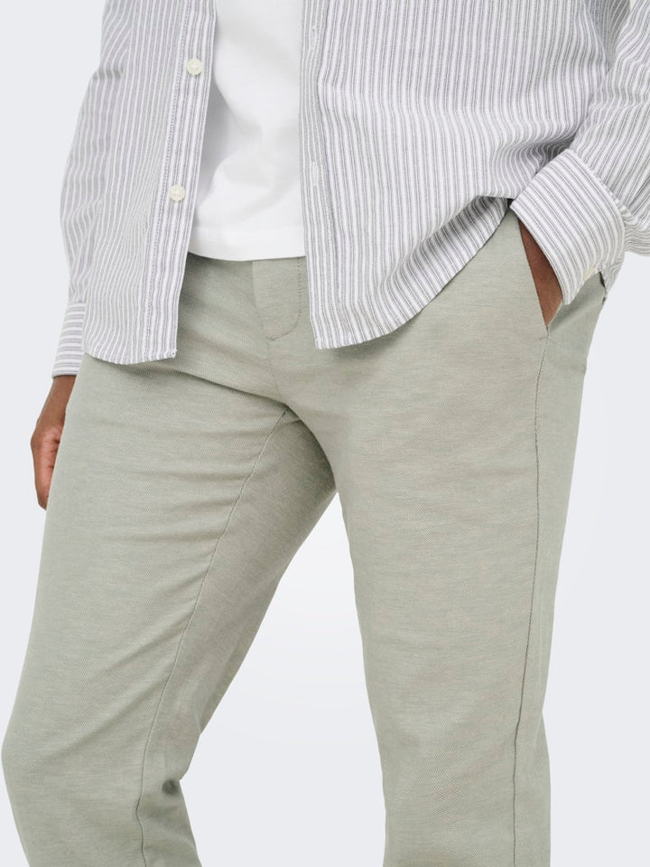 Onsmark Tap 0011 Cotton Linen Pant - Mint