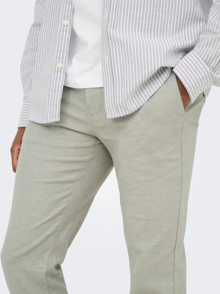 Onsmark Tap 0011 Cotton Linen Pant - Mint
