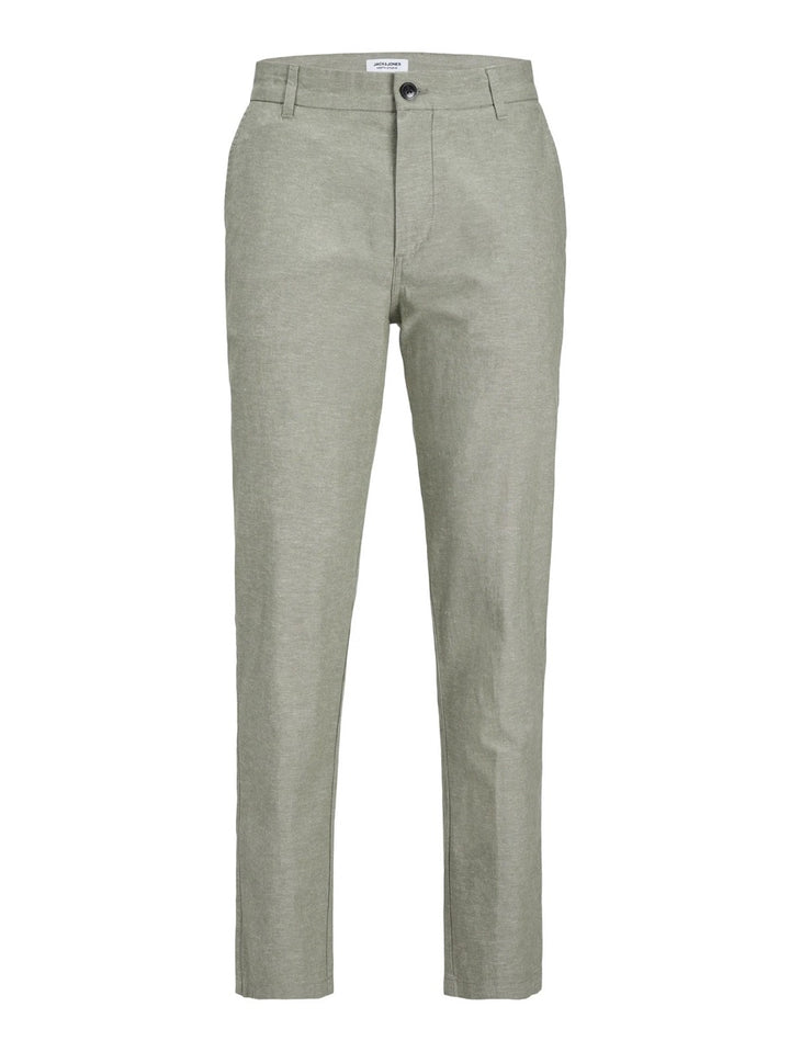 Jpstace Jjsummer Linen Blend Pant S - Olijf