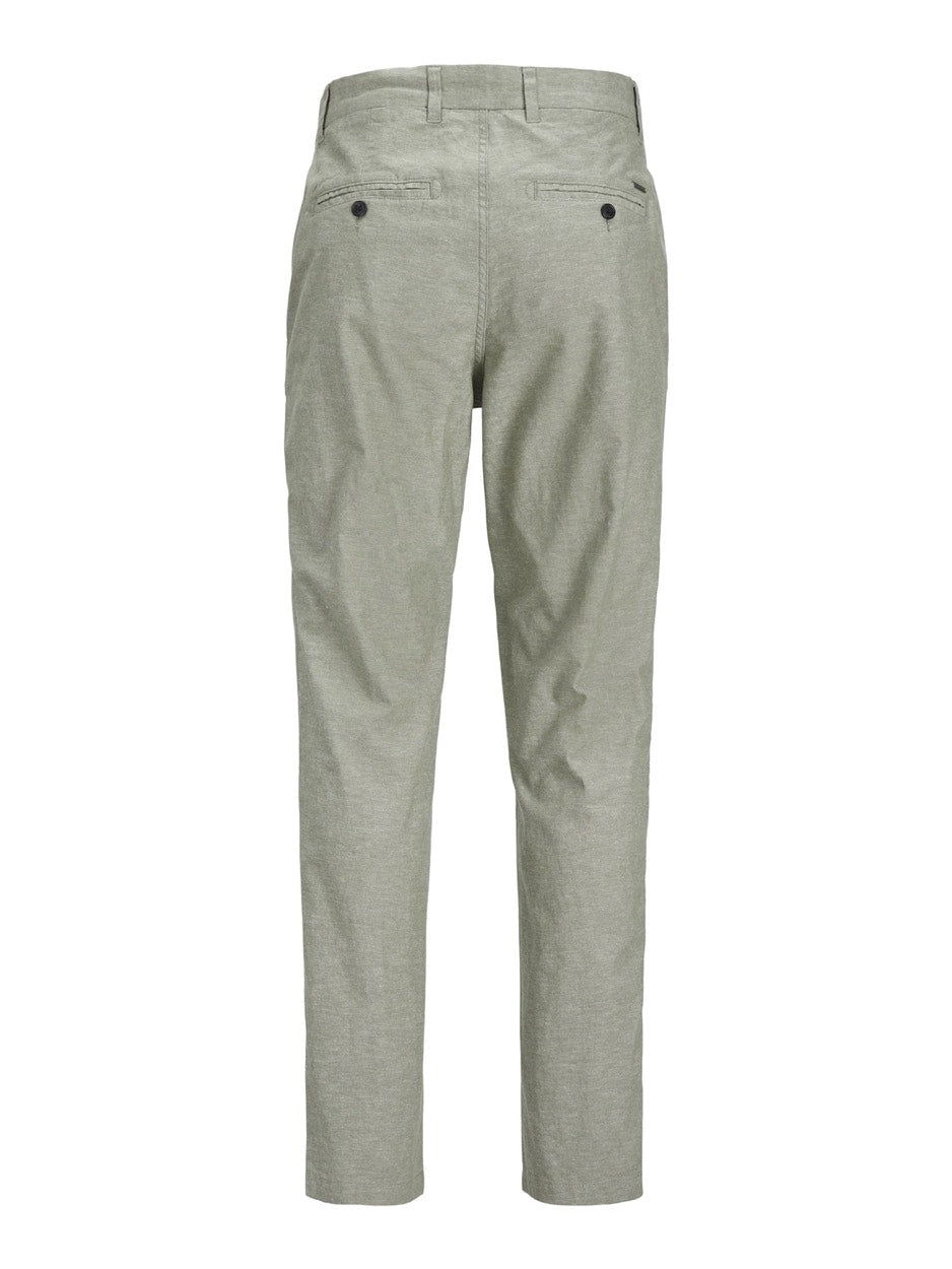 Jpstace Jjsummer Linen Blend Pant S - Olijf