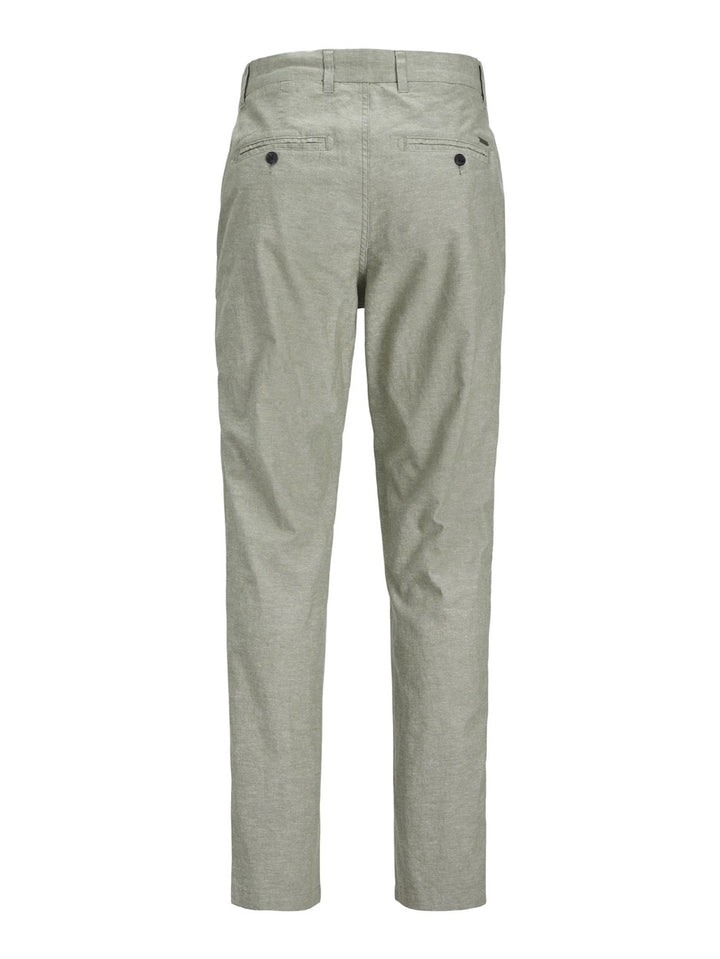 Jpstace Jjsummer Linen Blend Pant S - Olijf