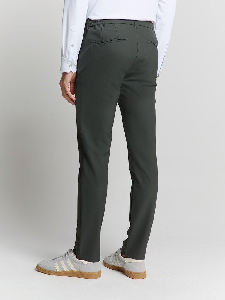 Pants Chino 4-way Stretch Sedoc - Groen Dessin